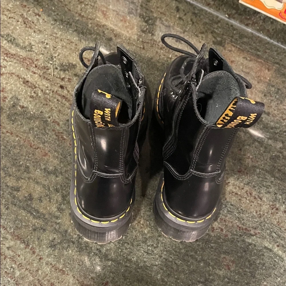 Dr. Martens Leather Women's Boots JADON Platform FITS US 9 marked EU 41 US 8 - Picture 11 of 16